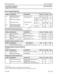 BUK109-50DL Datasheet Page 4