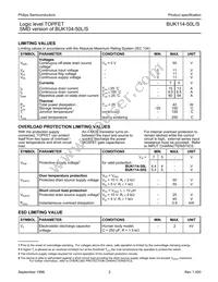 BUK114-50L Datasheet Page 2