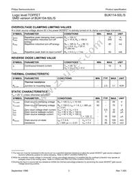 BUK114-50L Datasheet Page 3