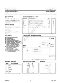BUK118-50DL Datasheet Cover