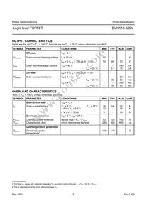 BUK118-50DL Datasheet Page 3