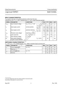 BUK118-50DL Datasheet Page 4
