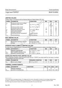 BUK119-50DL Datasheet Page 2