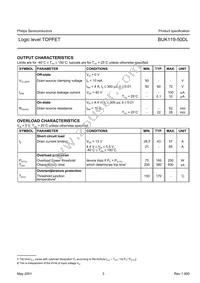 BUK119-50DL Datasheet Page 3