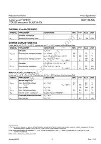 BUK124-50L Datasheet Page 3