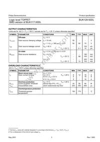 BUK128-50DL Datasheet Page 3