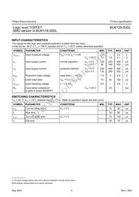BUK129-50DL Datasheet Page 4