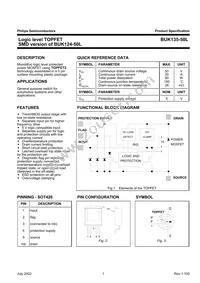 BUK135-50L Datasheet Cover