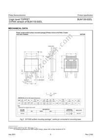 BUK139-50DL Datasheet Page 5
