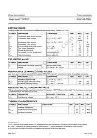 BUK148-50DL Datasheet Page 2