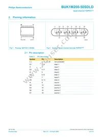 BUK1M200-50SDLD Datasheet Page 2