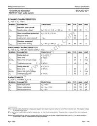 BUK202-50Y Datasheet Page 5