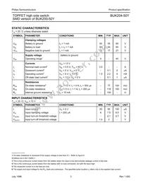 BUK204-50Y Datasheet Page 3