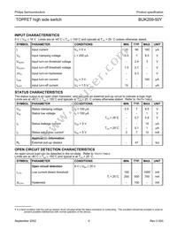 BUK209-50Y Datasheet Page 4