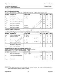 BUK210-50Y Datasheet Page 4