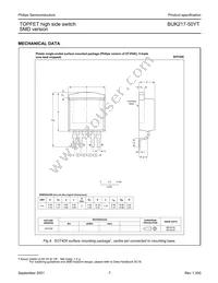 BUK217-50YT Datasheet Page 7