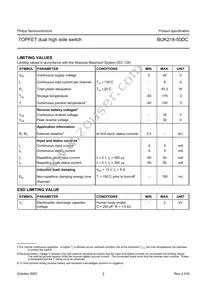 BUK218-50DC Datasheet Page 2