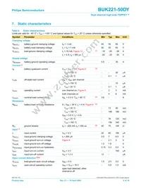 BUK221-50DY Datasheet Page 6