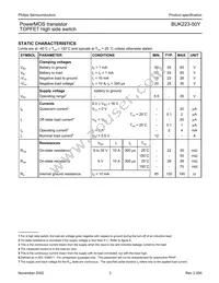 BUK223-50Y Datasheet Page 3