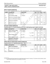 BUK224-50Y Datasheet Page 4