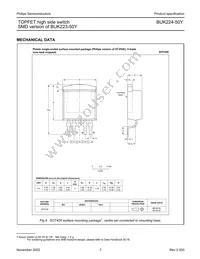 BUK224-50Y Datasheet Page 7