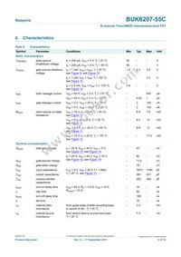 BUK6207-55C Datasheet Page 6