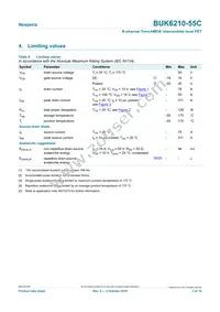 BUK6210-55C Datasheet Page 3