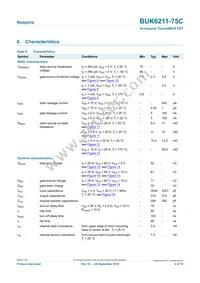 BUK6211-75C Datasheet Page 6