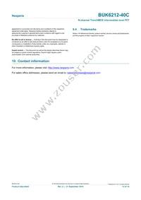 BUK6212-40C Datasheet Page 13