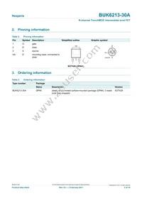 BUK6213-30A Datasheet Page 2