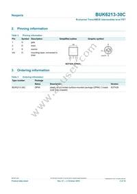 BUK6213-30C Datasheet Page 2