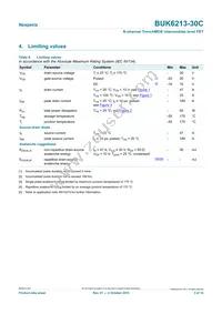 BUK6213-30C Datasheet Page 3
