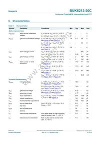 BUK6213-30C Datasheet Page 6