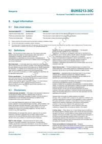 BUK6213-30C Datasheet Page 12