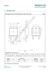 BUK6215-75C Datasheet Page 10