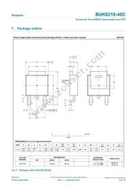 BUK6218-40C Datasheet Page 10