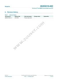 BUK6218-40C Datasheet Page 11