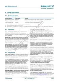 BUK6240-75C Datasheet Page 13