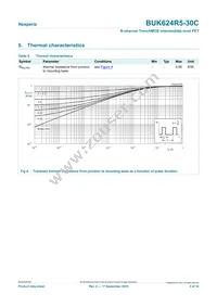 BUK624R5-30C Datasheet Page 5