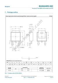 BUK624R5-30C Datasheet Page 10