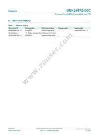 BUK624R5-30C Datasheet Page 11