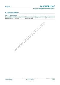 BUK625R2-30C Datasheet Page 11