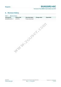 BUK626R2-40C Datasheet Page 11