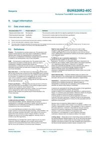 BUK626R2-40C Datasheet Page 12