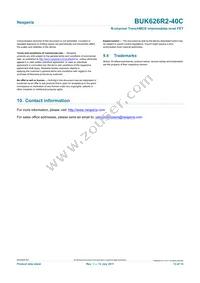 BUK626R2-40C Datasheet Page 13
