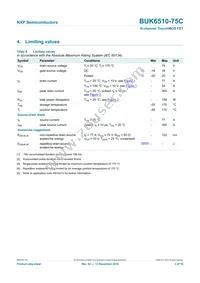 BUK6510-75C Datasheet Page 4