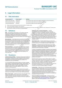 BUK652R7-30C Datasheet Page 14