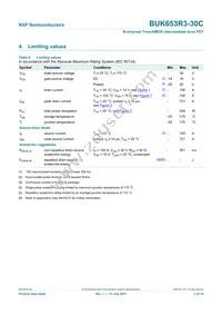 BUK653R3-30C Datasheet Page 4