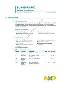 BUK654R0-75C Datasheet Page 2