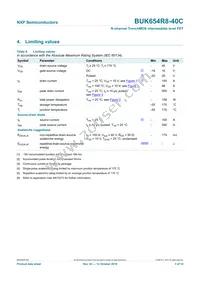 BUK654R8-40C Datasheet Page 4